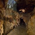 Centro visitatori della ex miniera di Chamousira, Brusson. Proiezione in sotterraneo © Filippo Simonetti