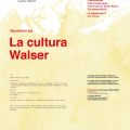 La cultura Walser