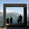 Alpi e Architetura: che passione! - Werner Tscholl, il padiglione telescopio lungo la strada del passo Rombo, Alto Adige, 2005-09 (© Alexa Rainer)